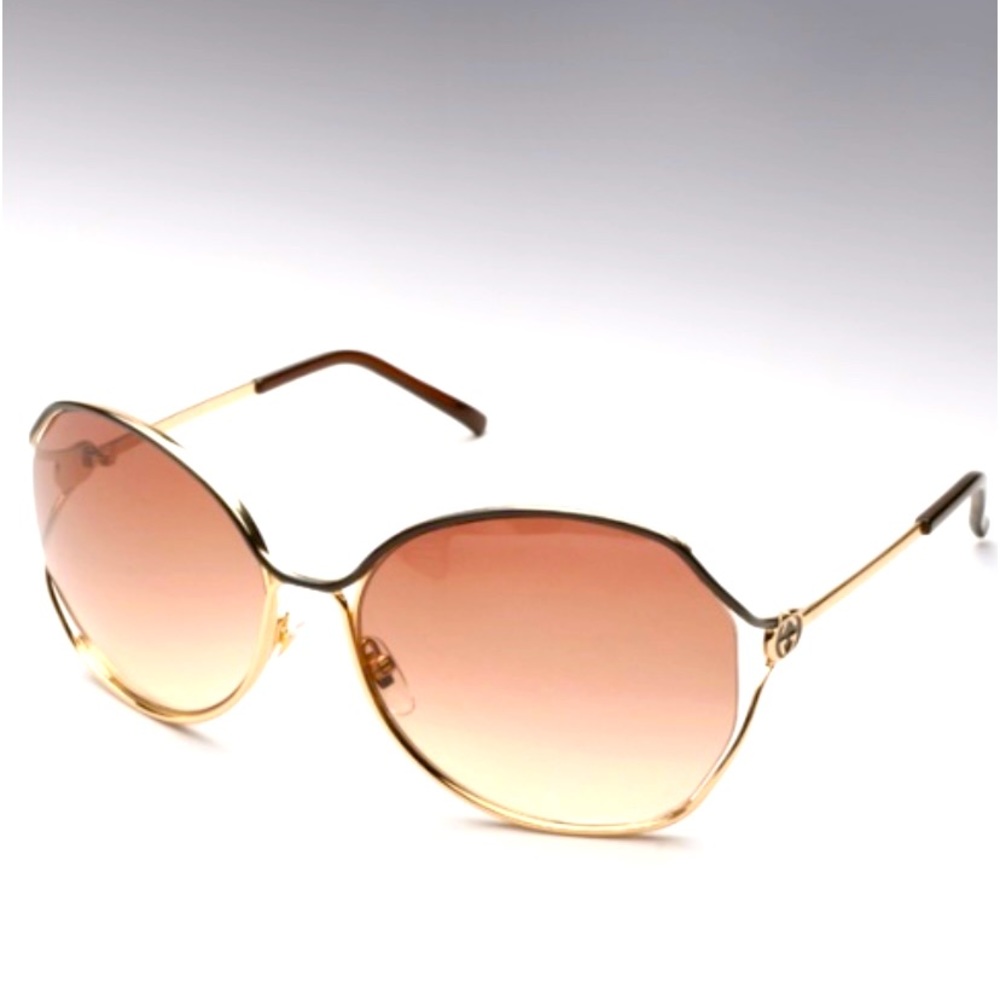 Gucci 2846S Gold oversized sunglasses